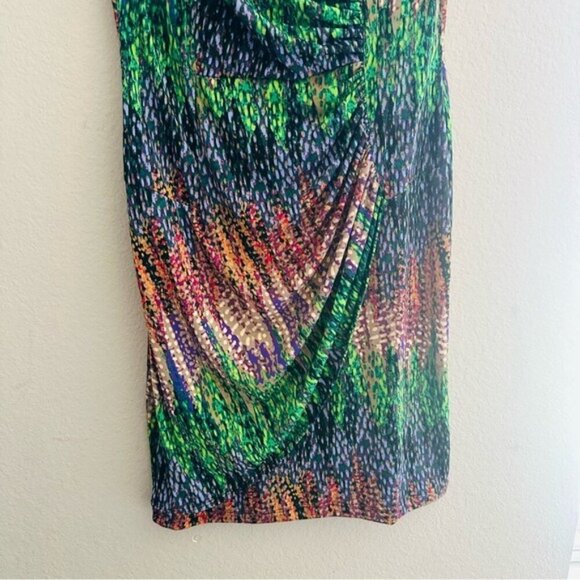 Cato Multicolor Midi Dress Size M Elegant Workwear Wedding Guest Style - Picture 4 of 8